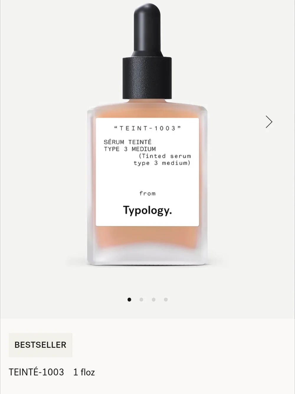 Typology Tinted Serum - Medium, Type 3